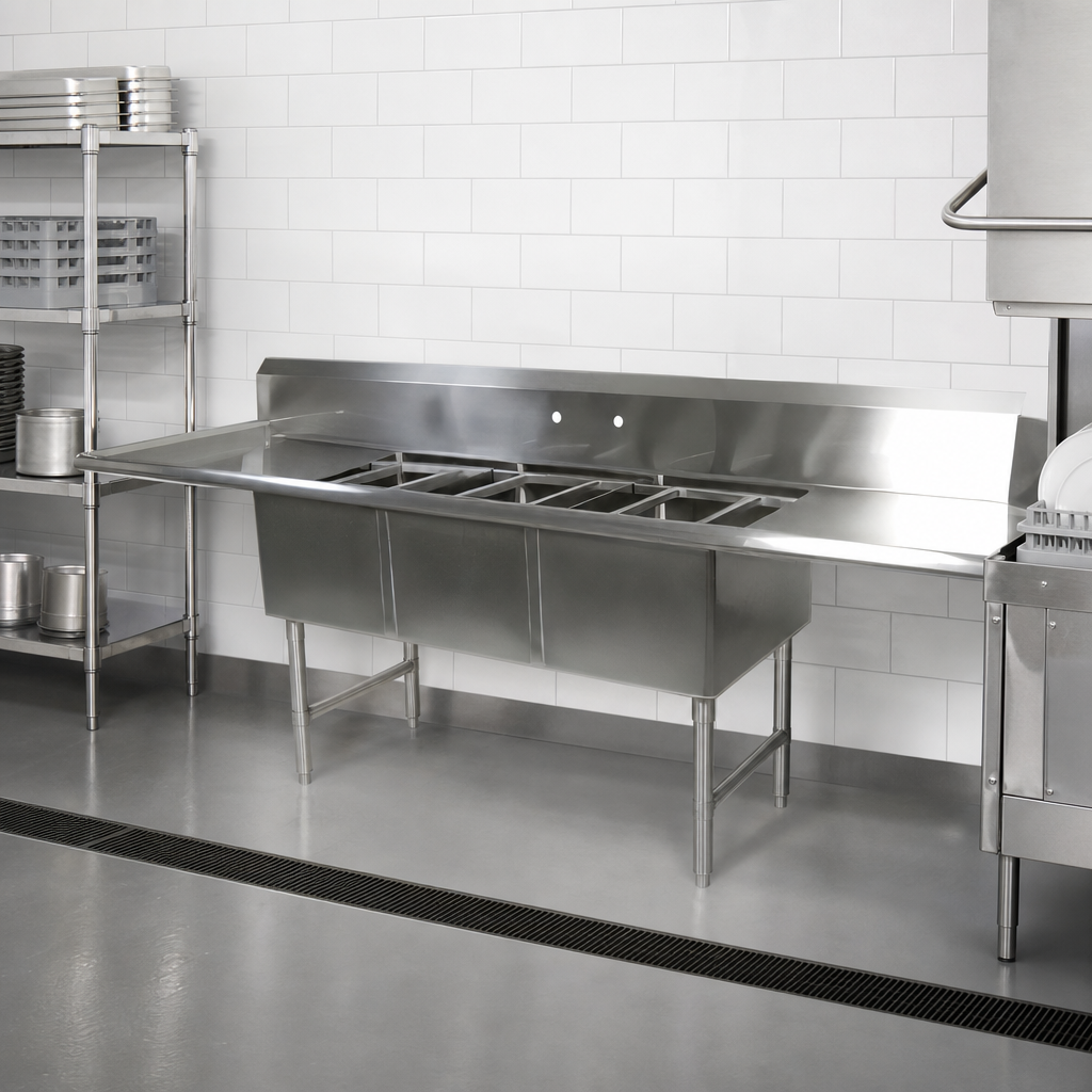 Straight Dishtable Design