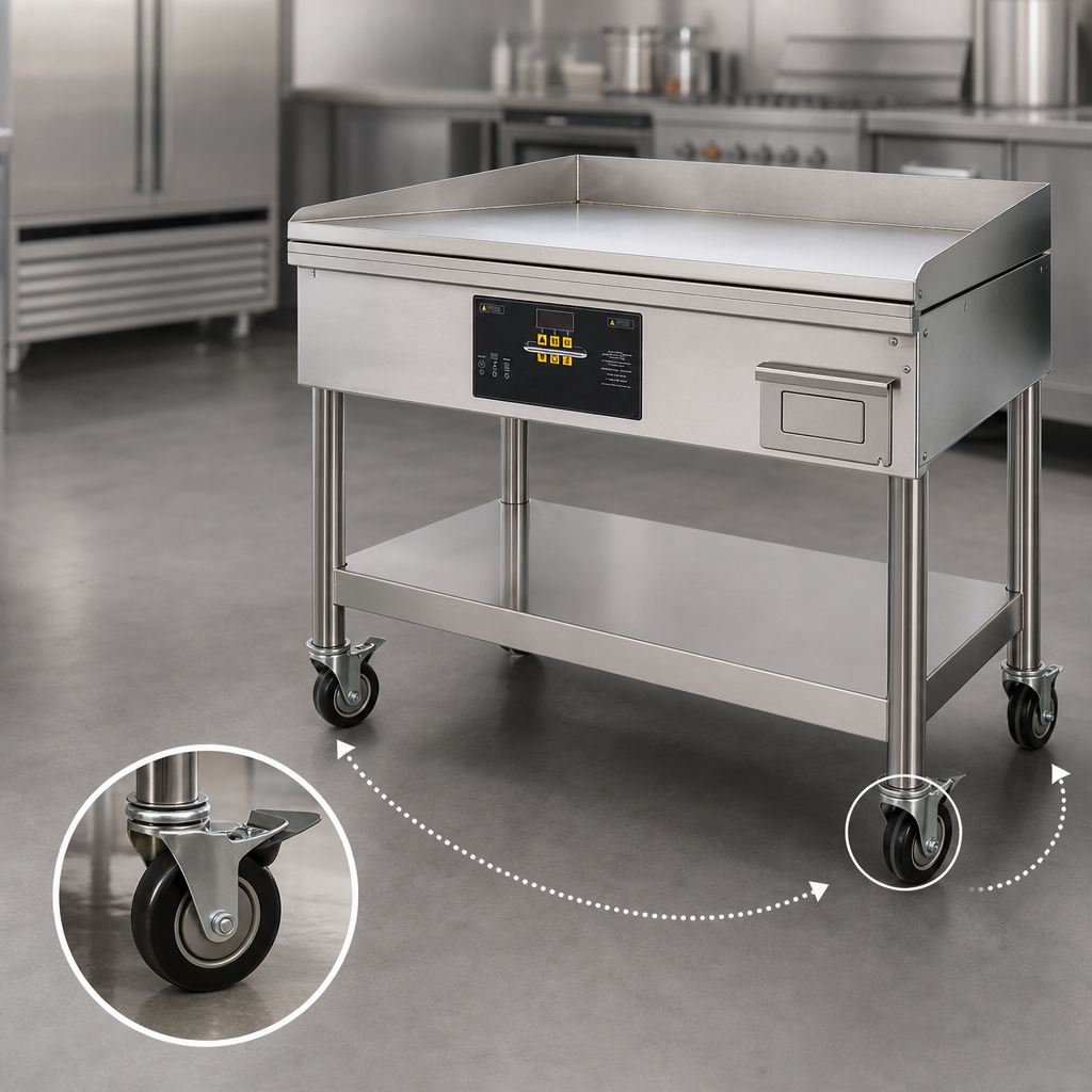 Stand With Casters Included