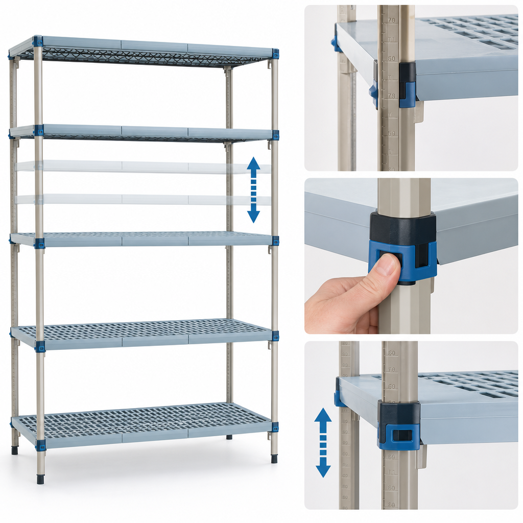 Quick-Adjust Shelf System