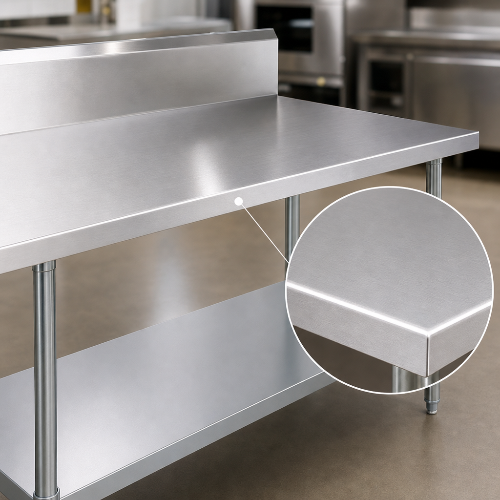 14-Gauge 300 Series Stainless Steel Top