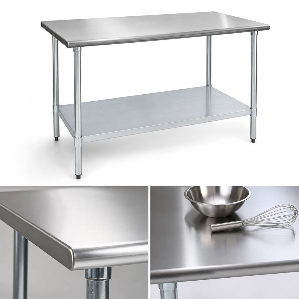 16-Gauge 300-Series Stainless Steel Top