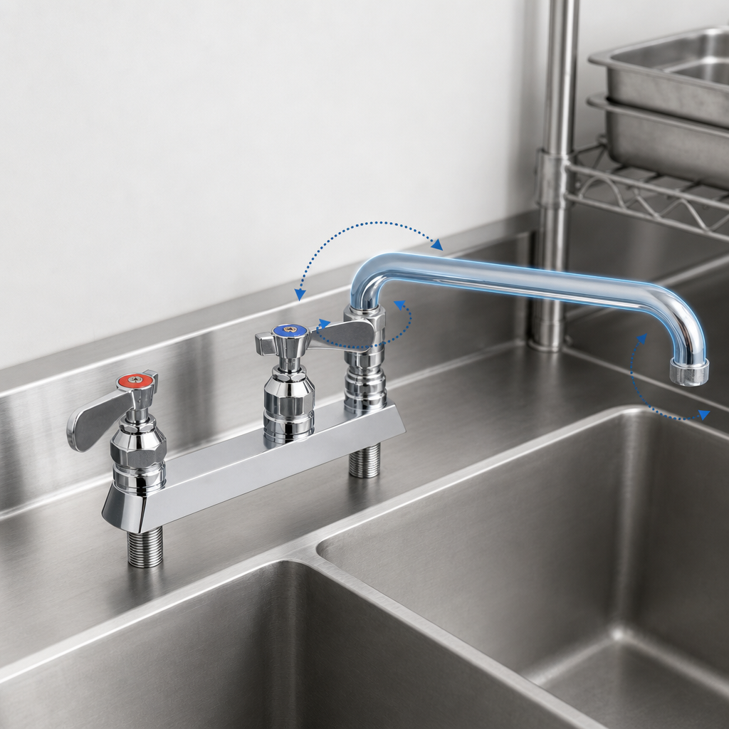 18-Inch Double-Jointed Swing Spout
