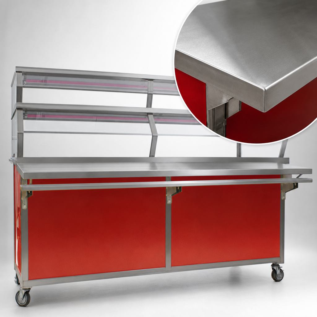 Heavy-Duty Stainless Steel Top