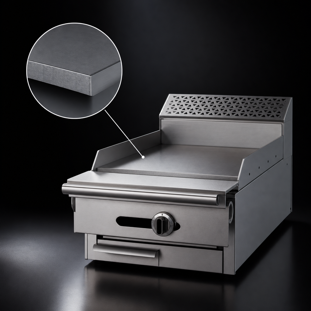 1-Inch Thick Steel Griddle Plate