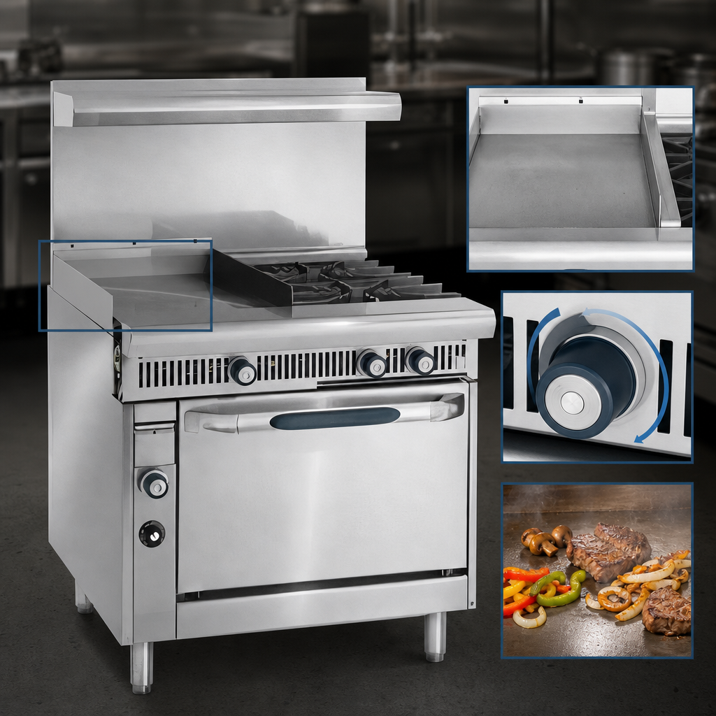 24-Inch Thermostatic Griddle