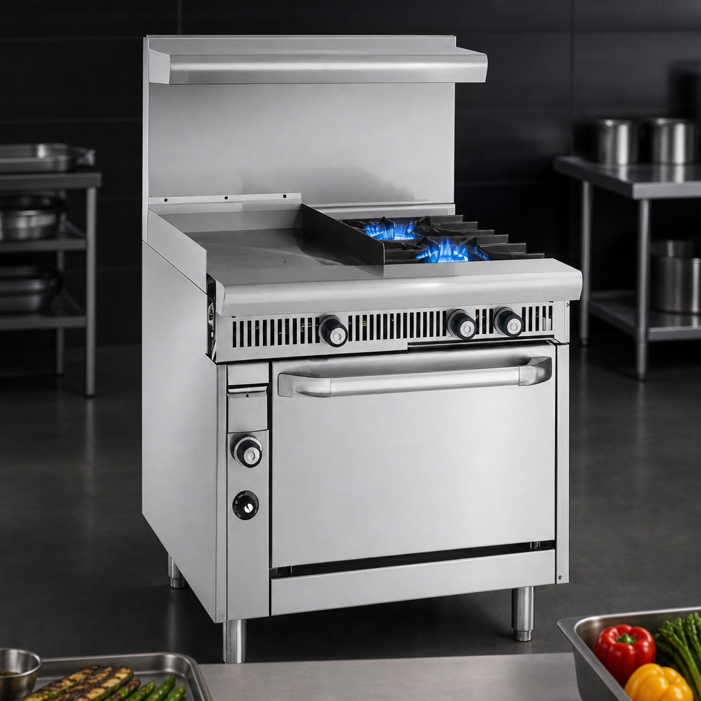 Two Open Burners