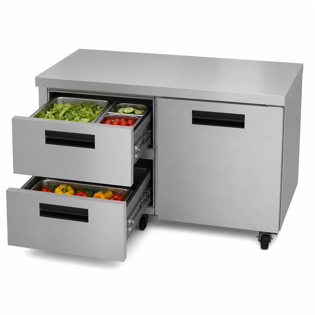 Pan-Friendly Drawer Capacity