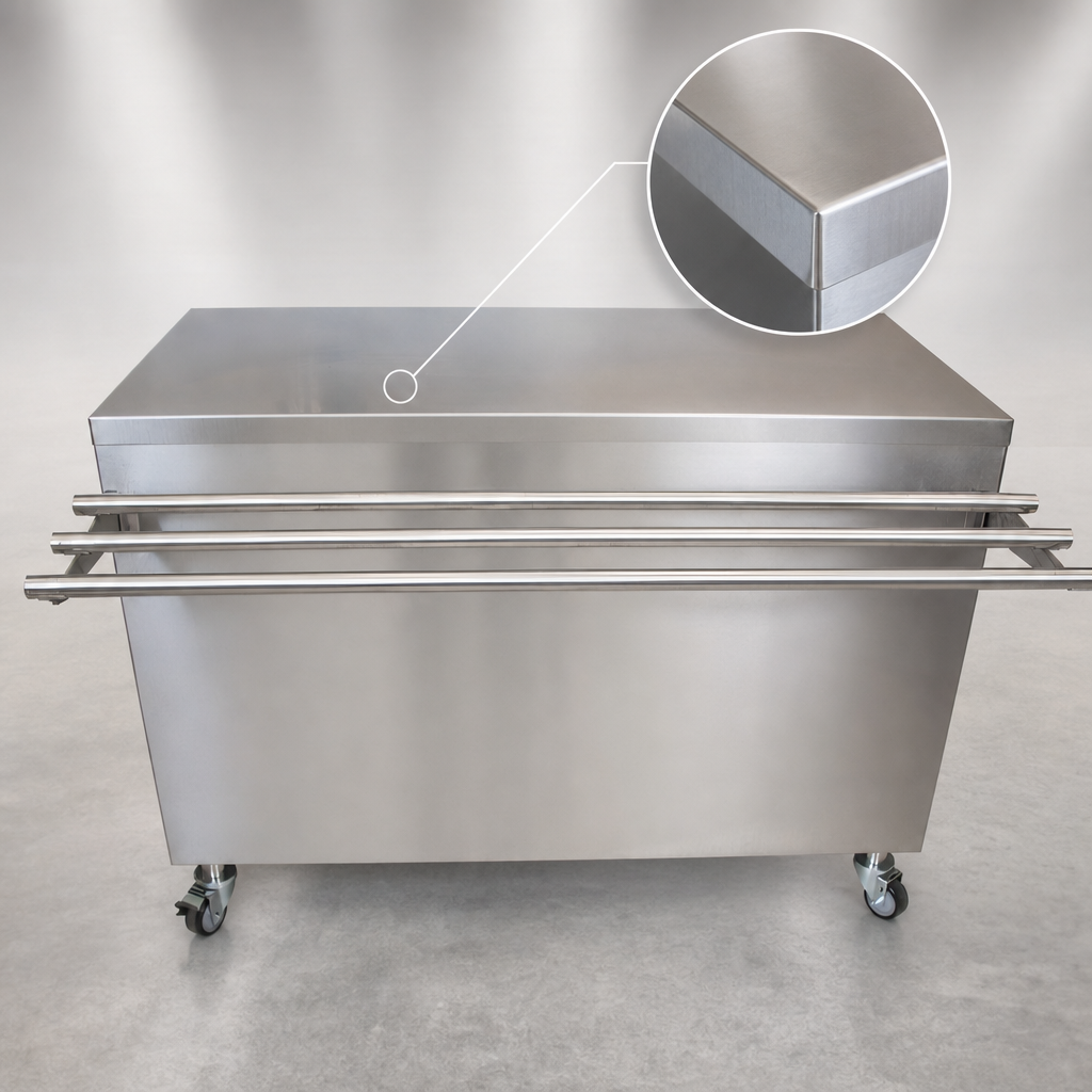 14-Gauge Stainless Steel Top