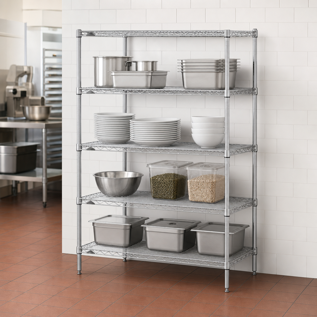 Stationary Starter Shelving Unit