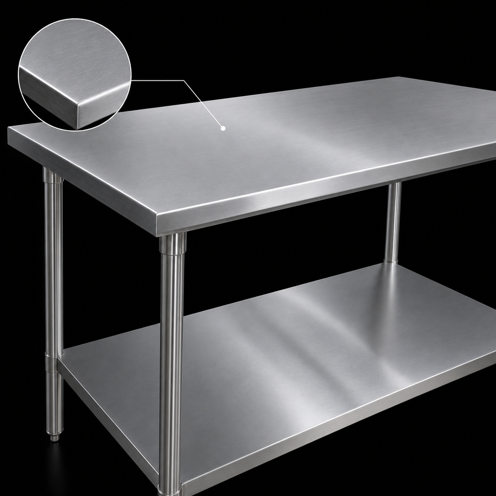 16-Gauge Type 300 Stainless Steel Top