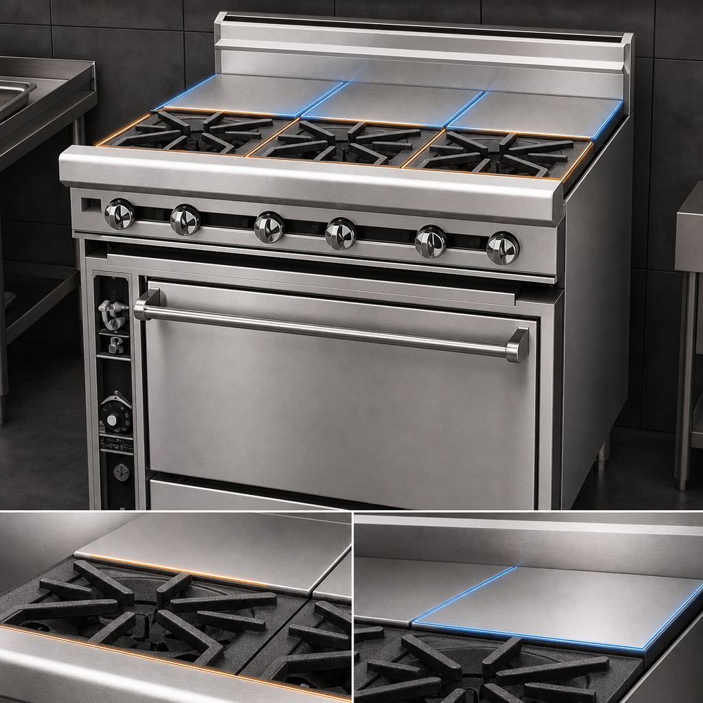 Split Top Cooking Surface