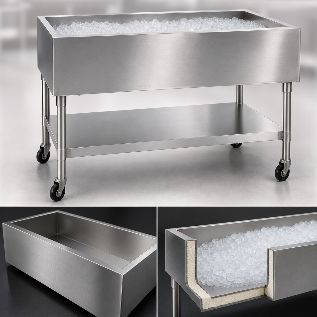 304 Stainless Steel Ice Pan