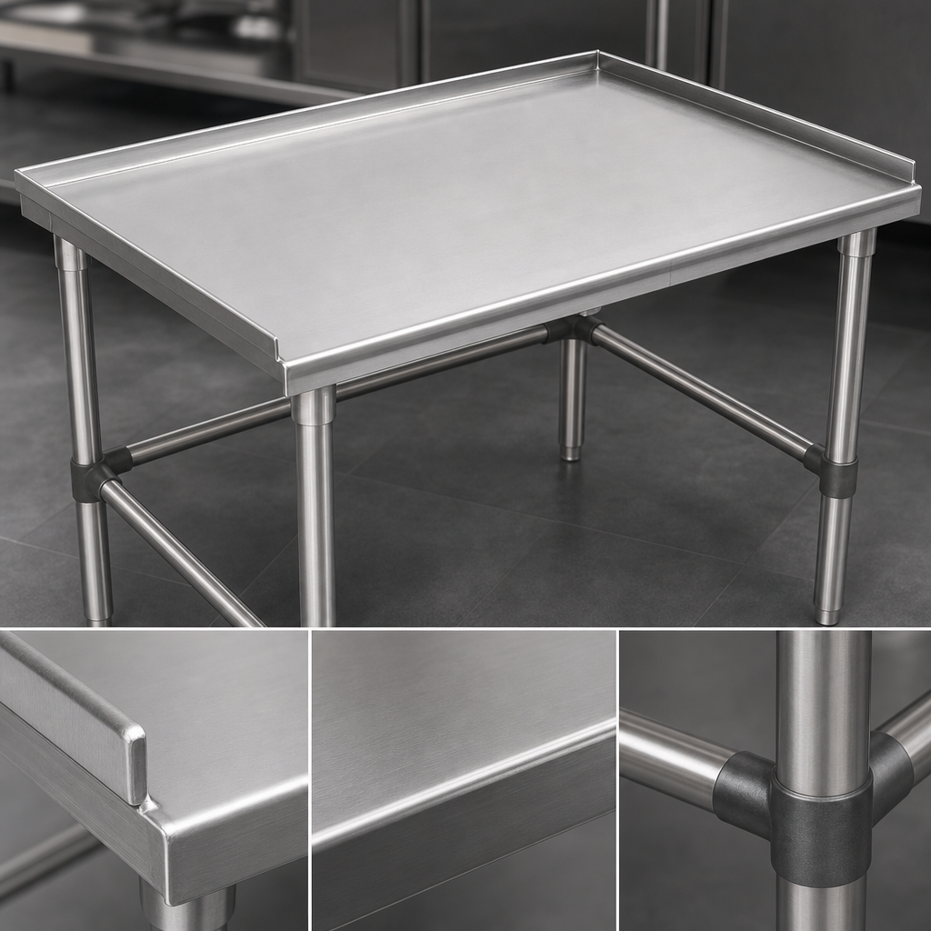 16-Gauge Type 300 Stainless Steel Top