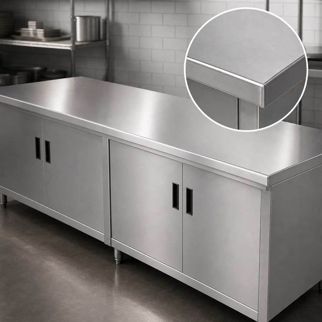 14-Gauge 304 Stainless Steel Top
