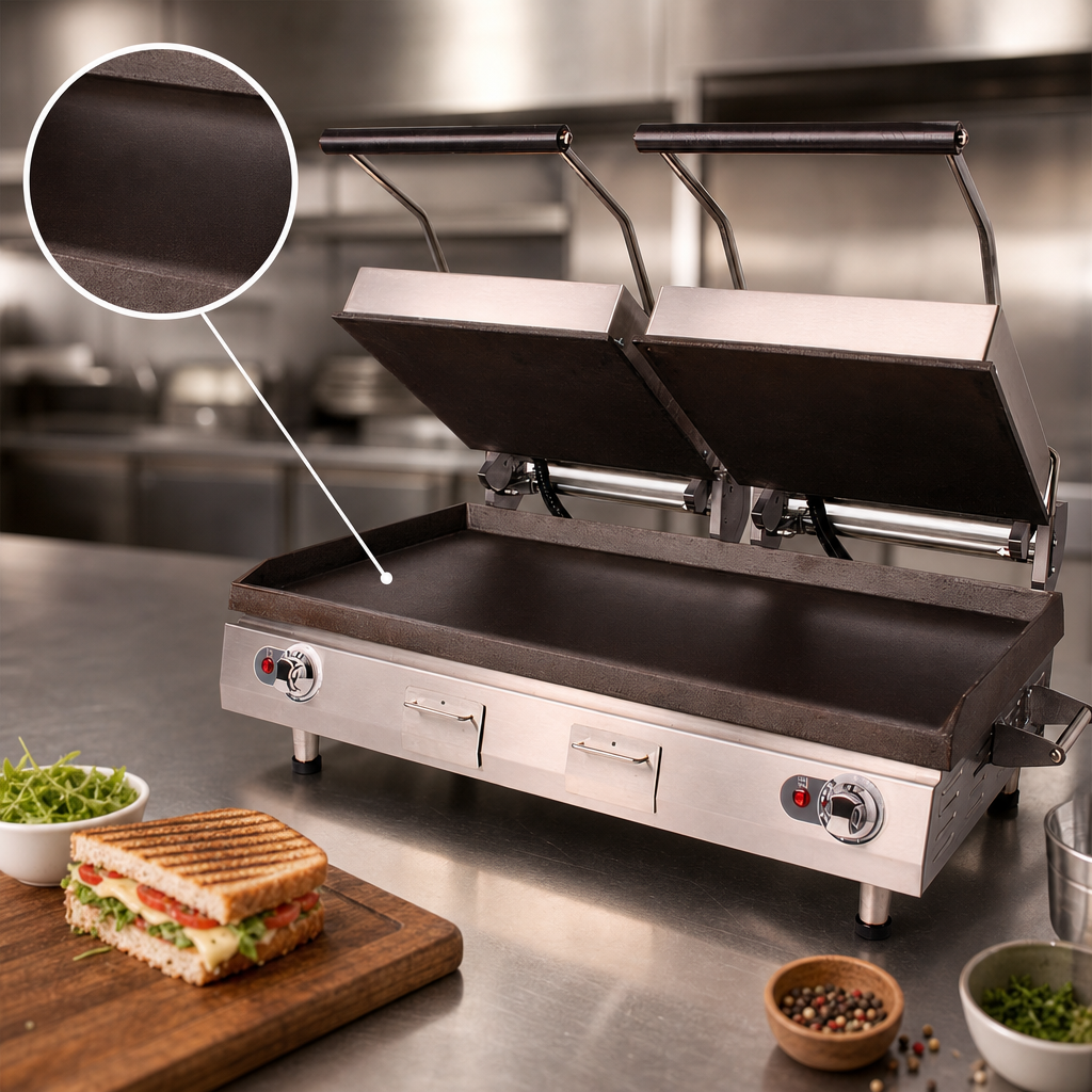 Smooth Cast Iron Cooking Surface