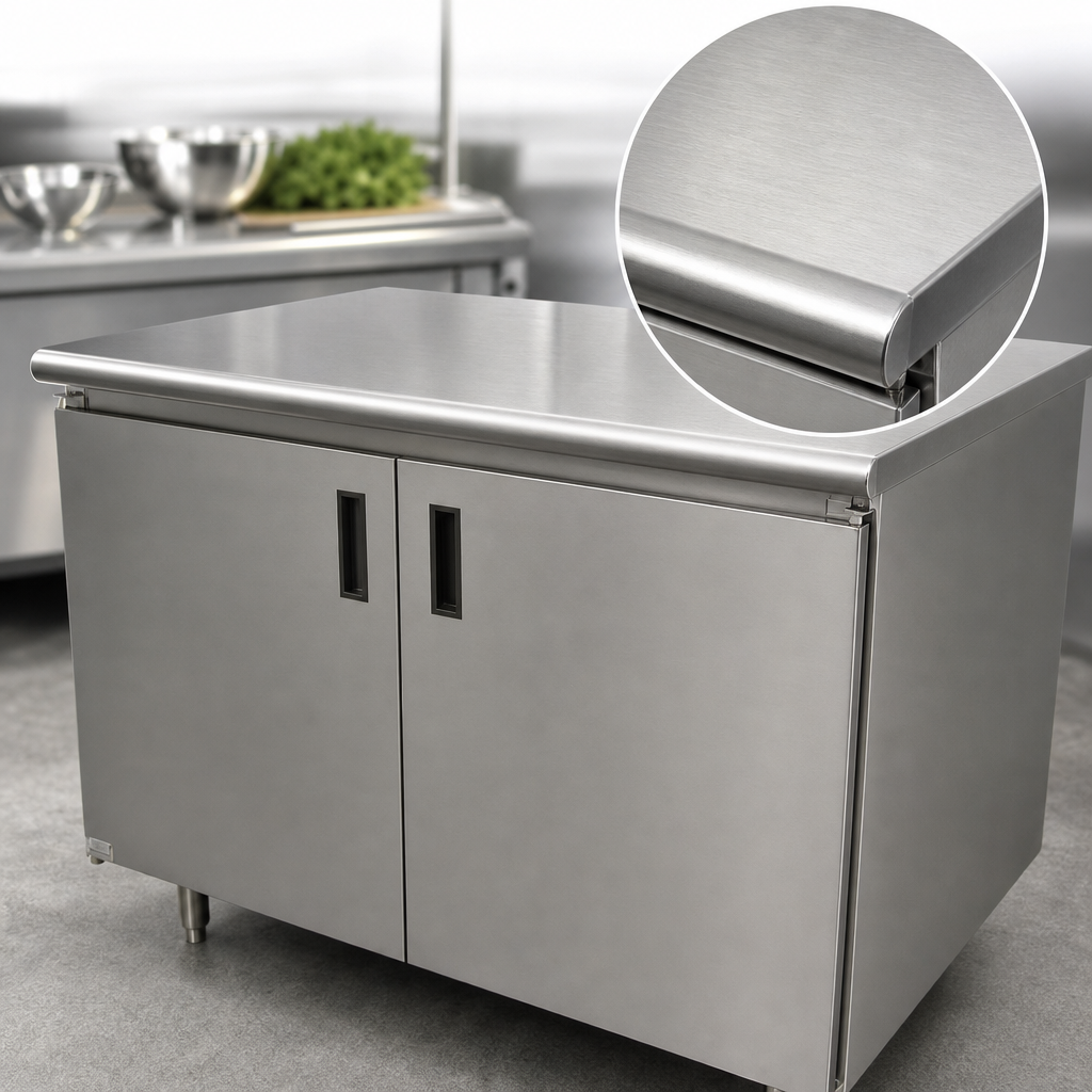 16-Gauge 304 Stainless Steel Top