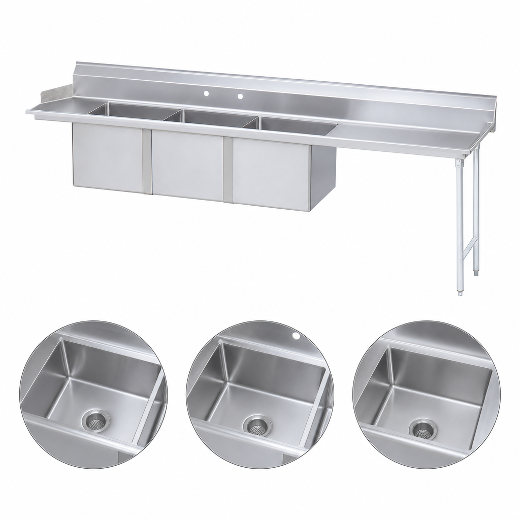 Three Sink Bowls