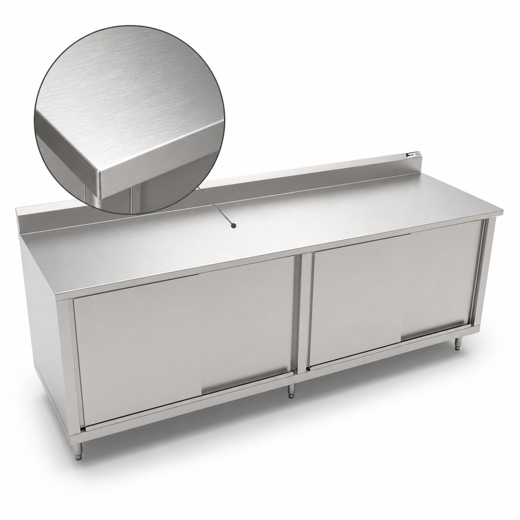 14-Gauge Stainless Steel Top