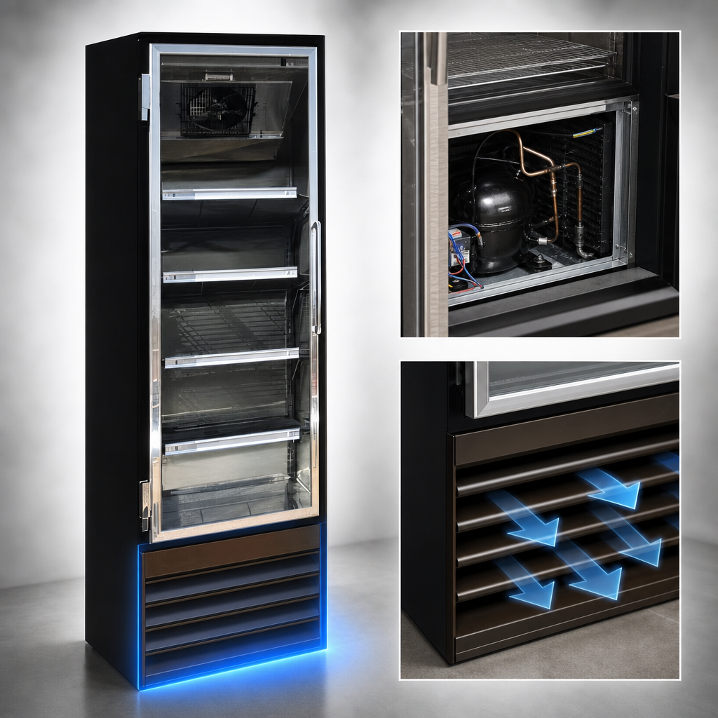 Bottom-Mounted Self-Contained Refrigeration