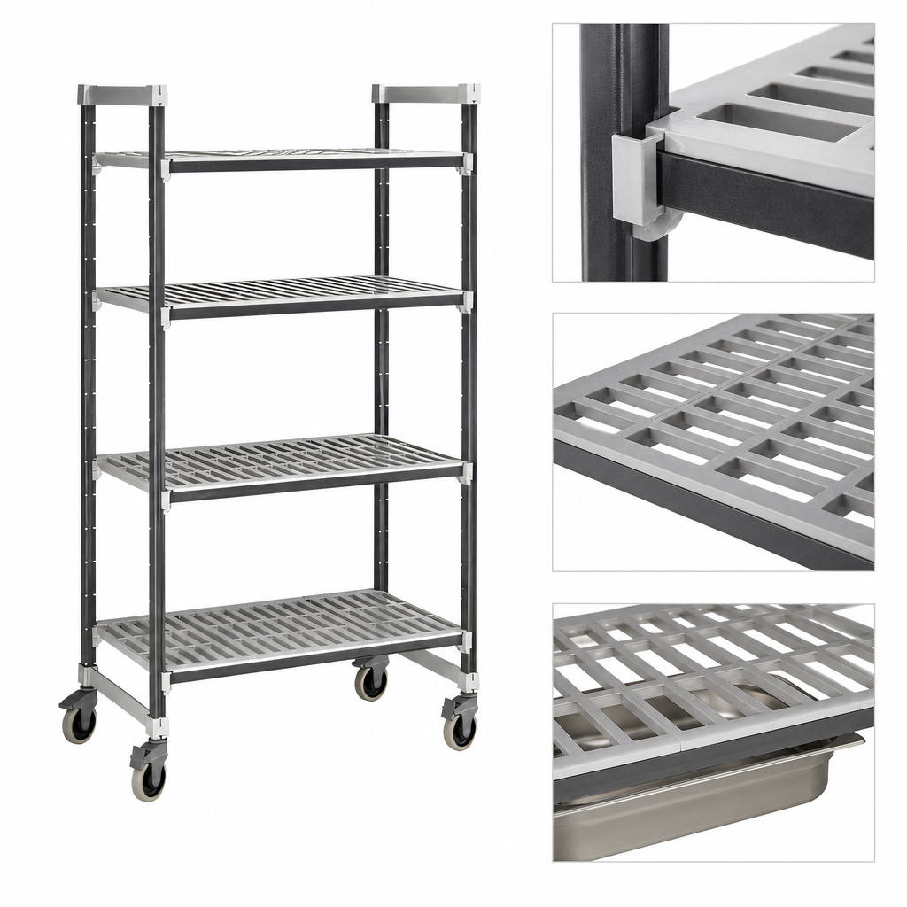 Four Vented Shelf Plates