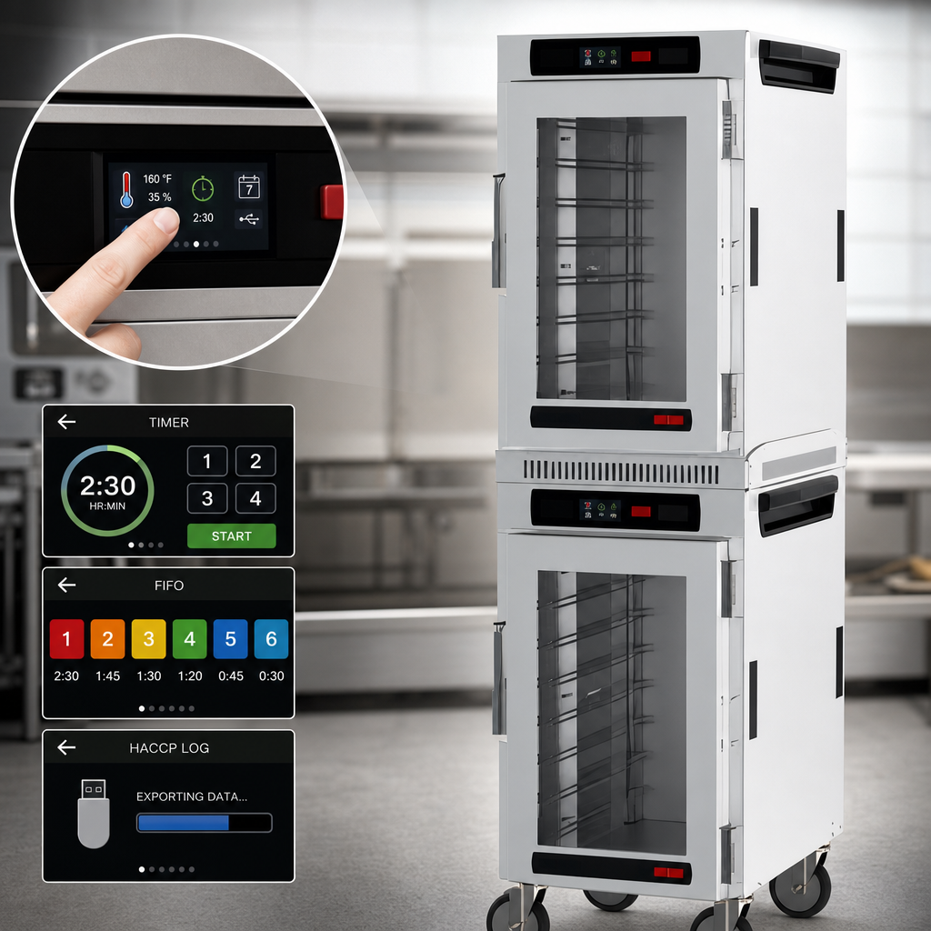 2.4-Inch Touchscreen Controls
