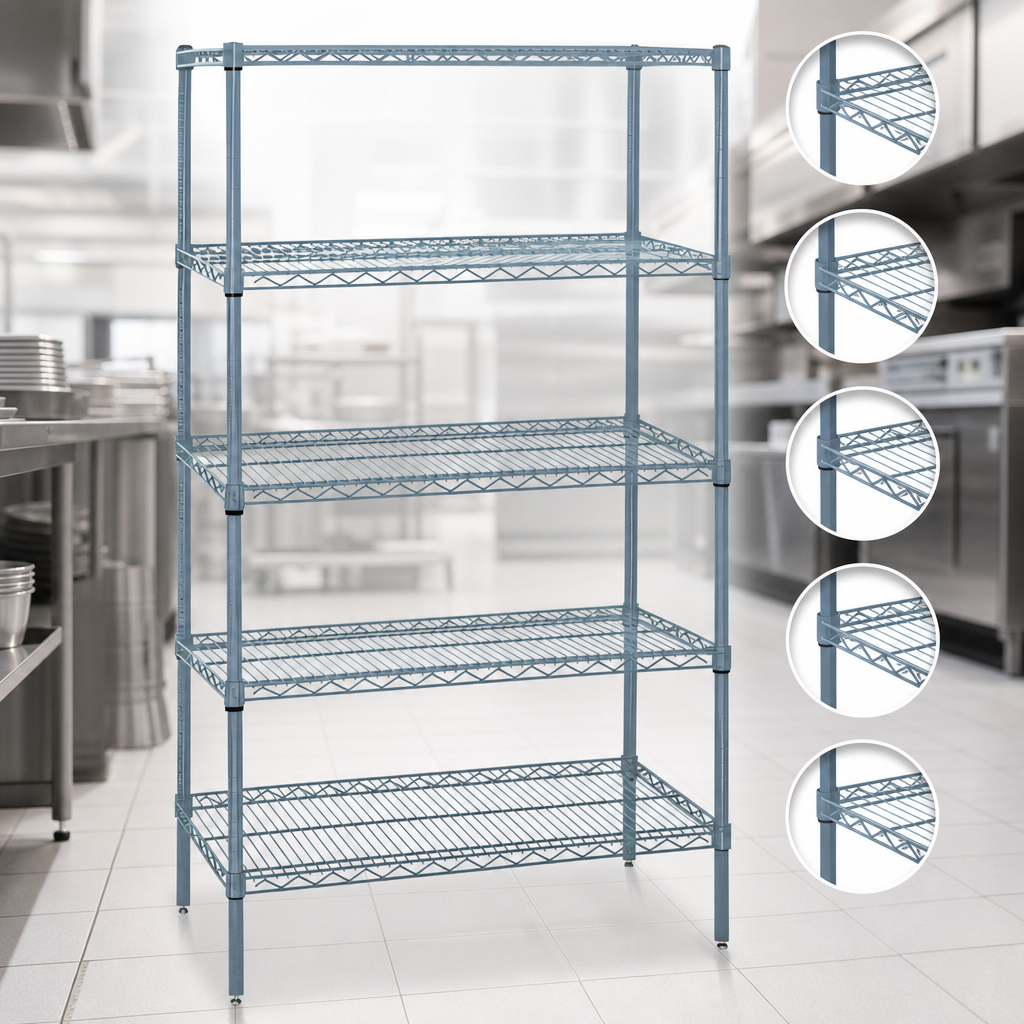 Five Wire Shelves