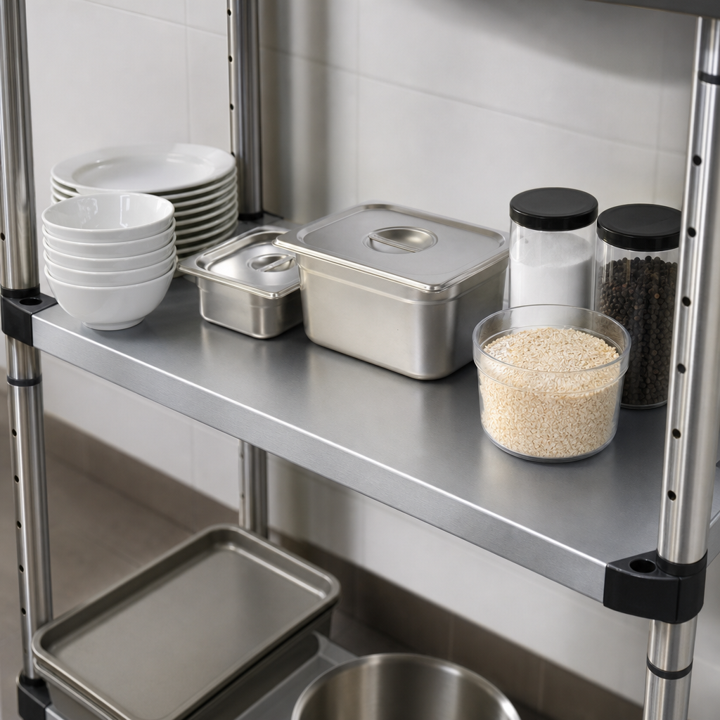 Solid Shelf Surface