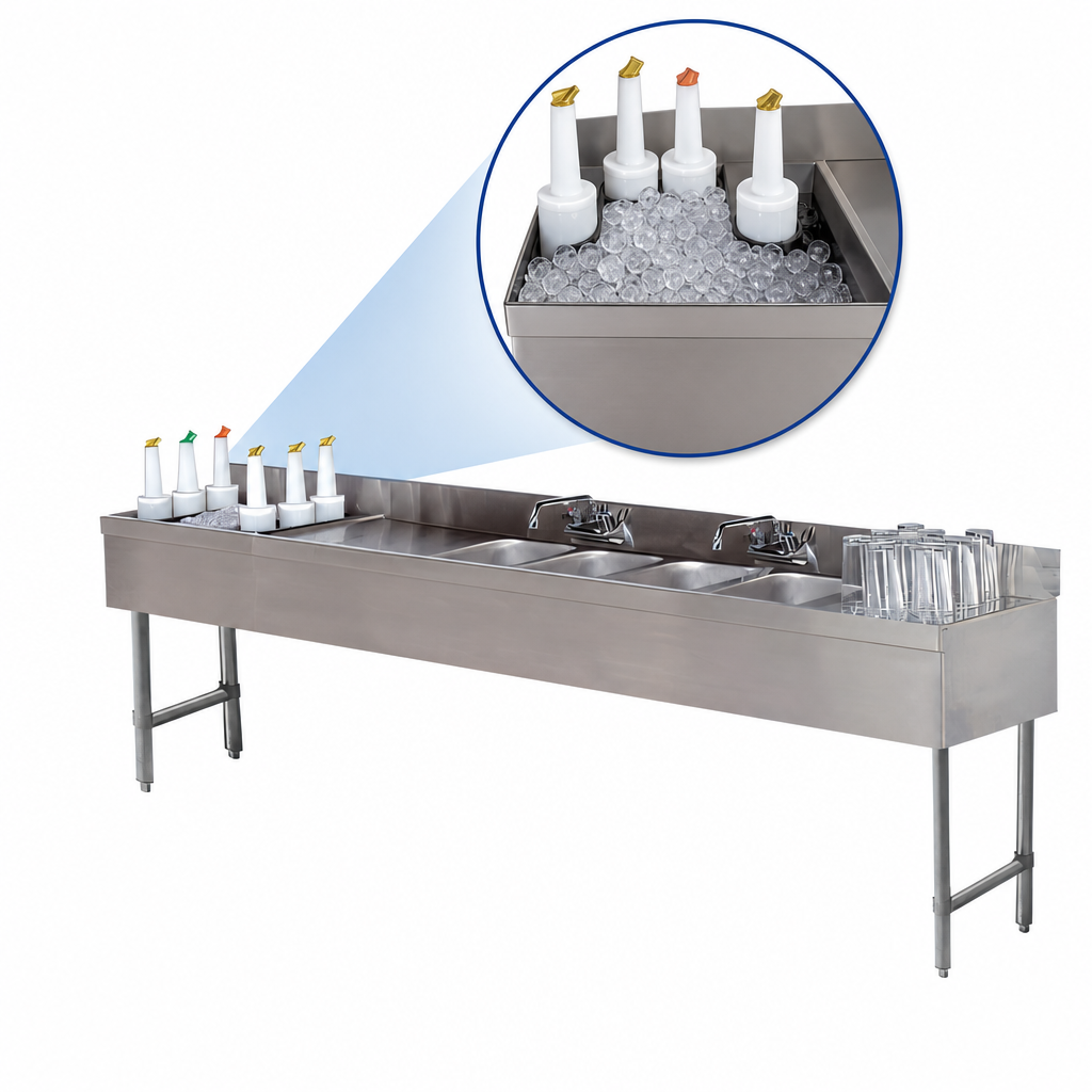 Left-Side Insulated Ice Bin