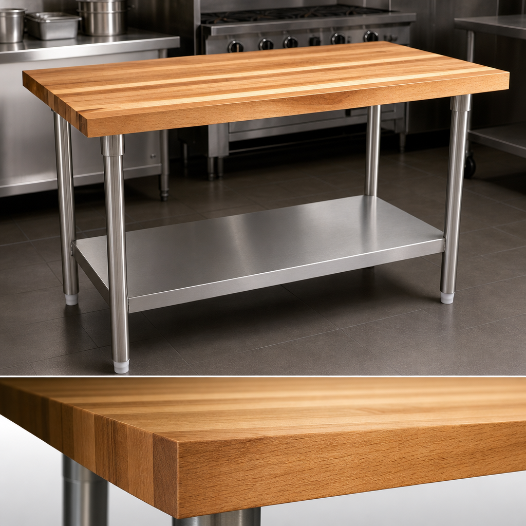 Edge Grain Flat Top