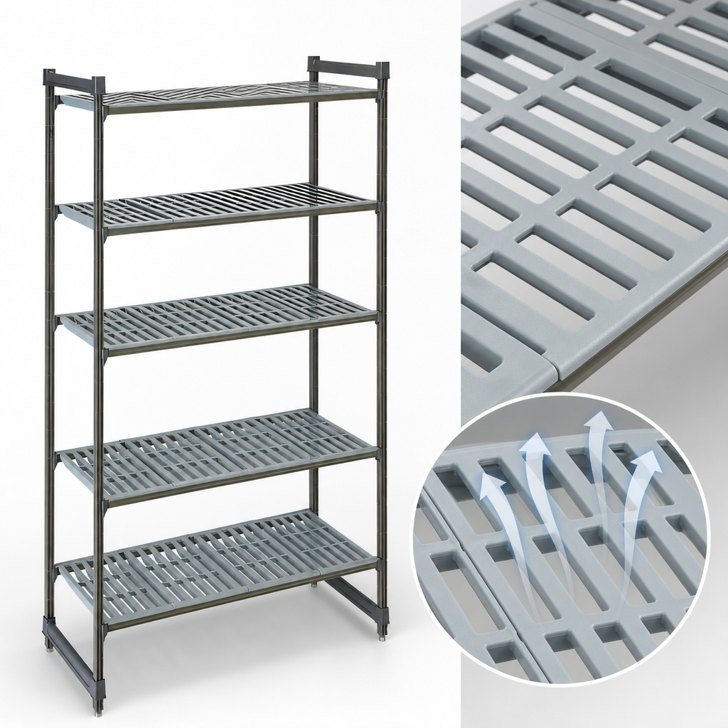 Vented Polypropylene Shelf Plates
