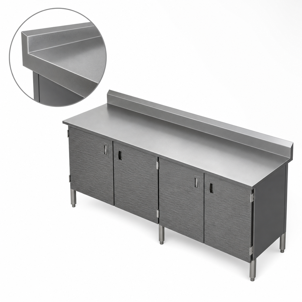 16-Gauge Stainless Steel Top