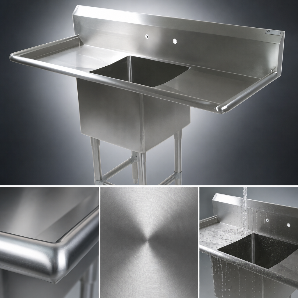 16-Gauge Type 300 Stainless Steel