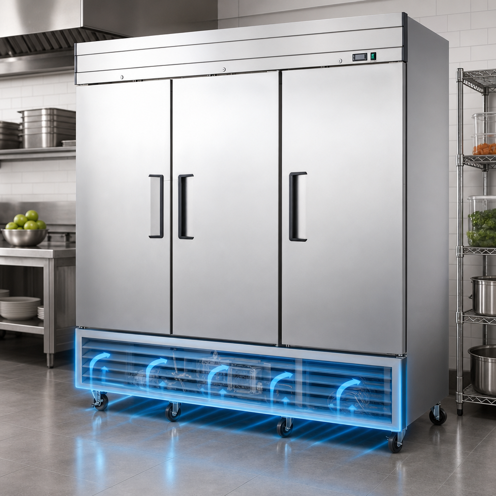Bottom-Mounted Self-Contained Refrigeration