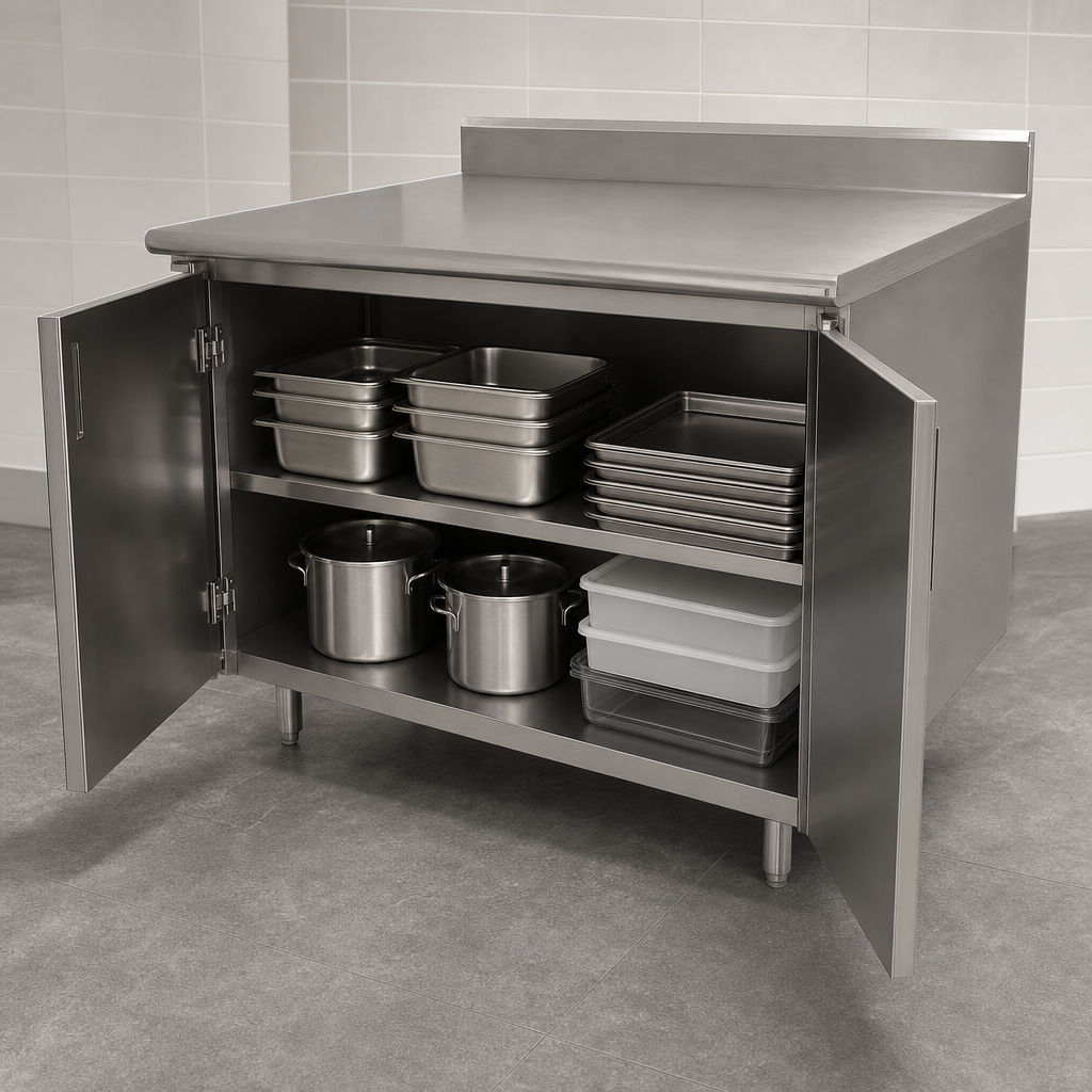 Cabinet Base with Hinged Doors