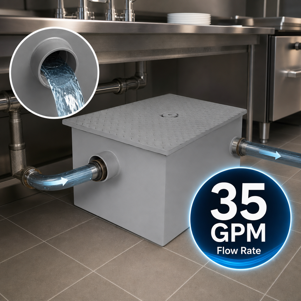 35 GPM Flow Rate