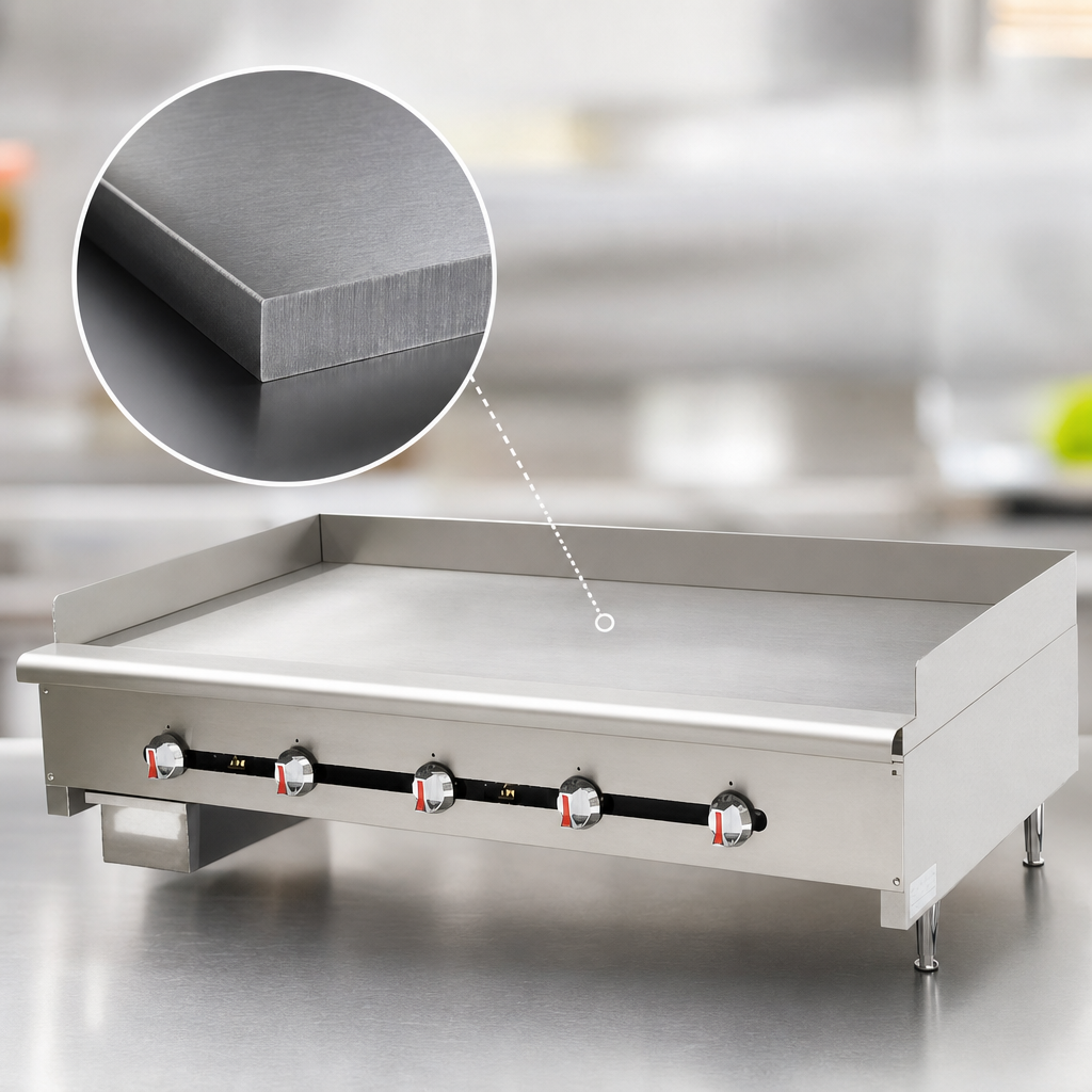 1-Inch Steel Griddle Plate