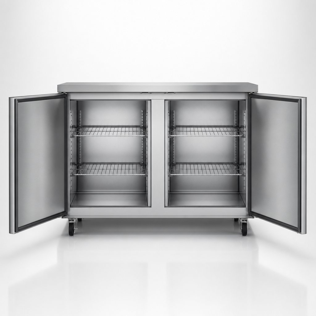Two Solid Hinged Doors