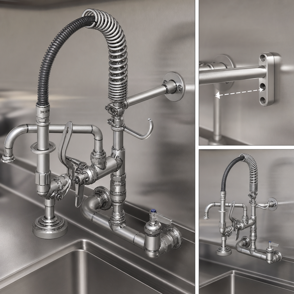 Adjustable 8-Inch Wall Mount