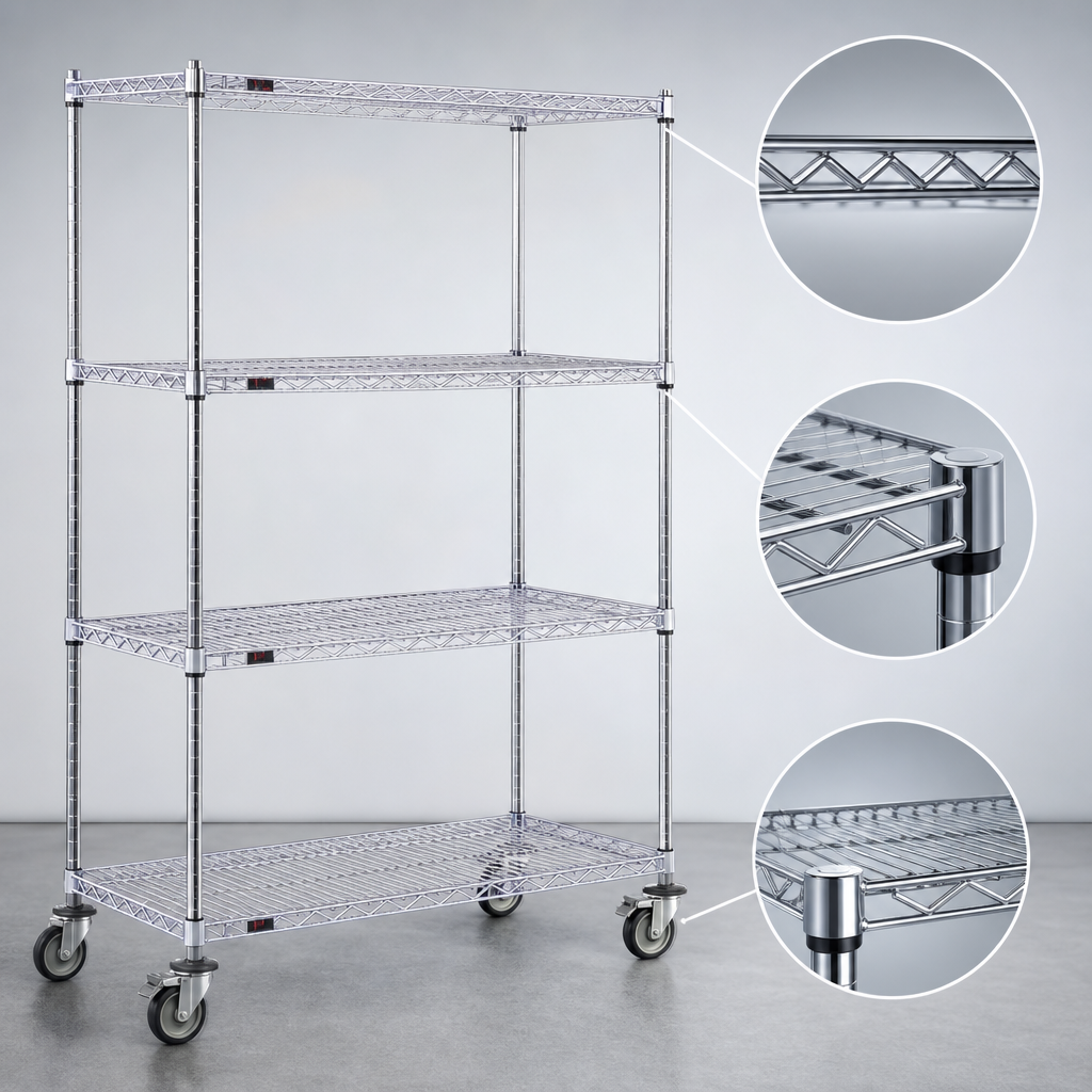 Patented QuadTruss Shelf Design