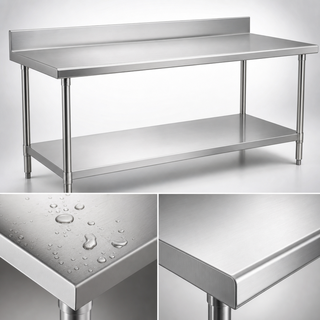 14-Gauge 300-Series Stainless Steel Top