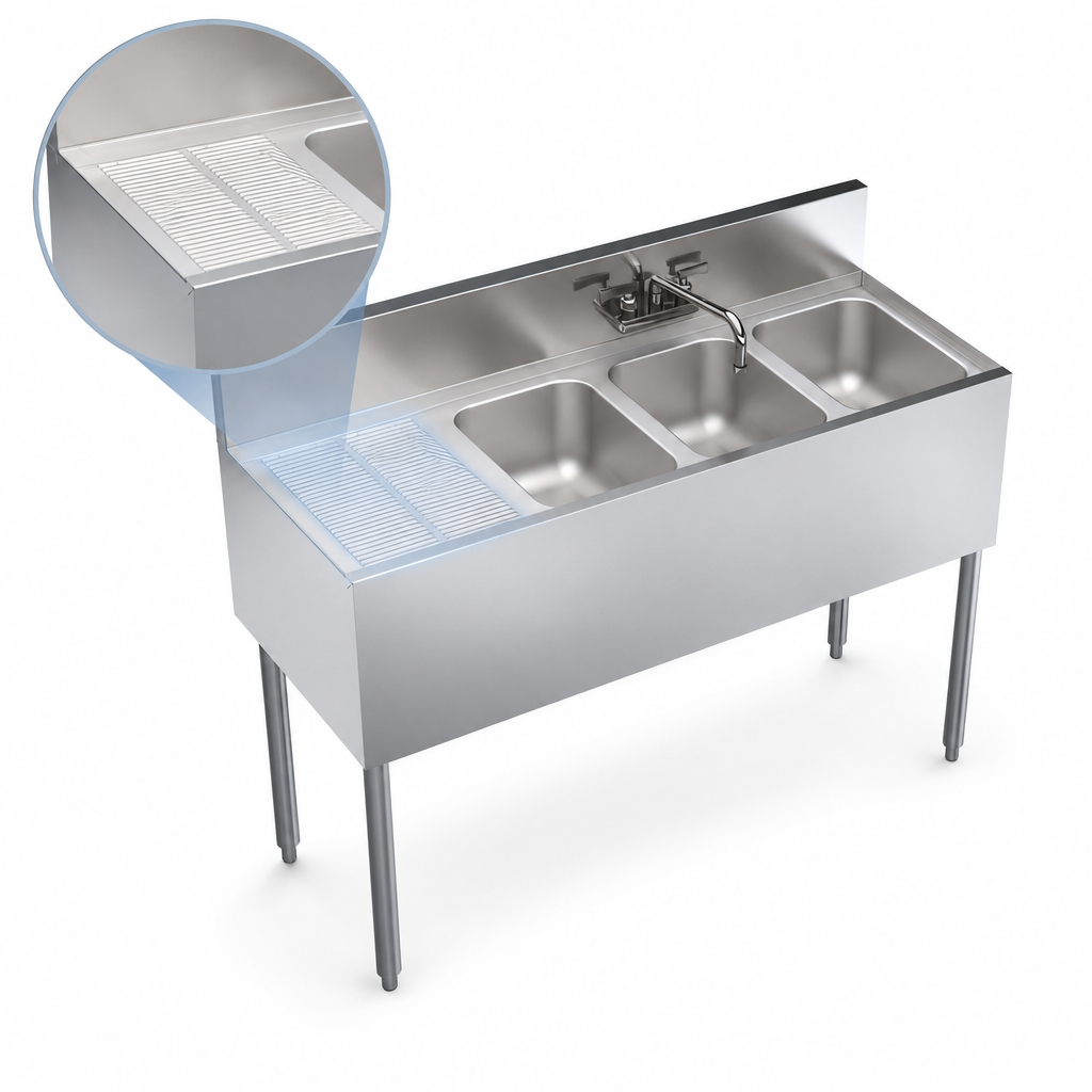 Left Integral Drainboard