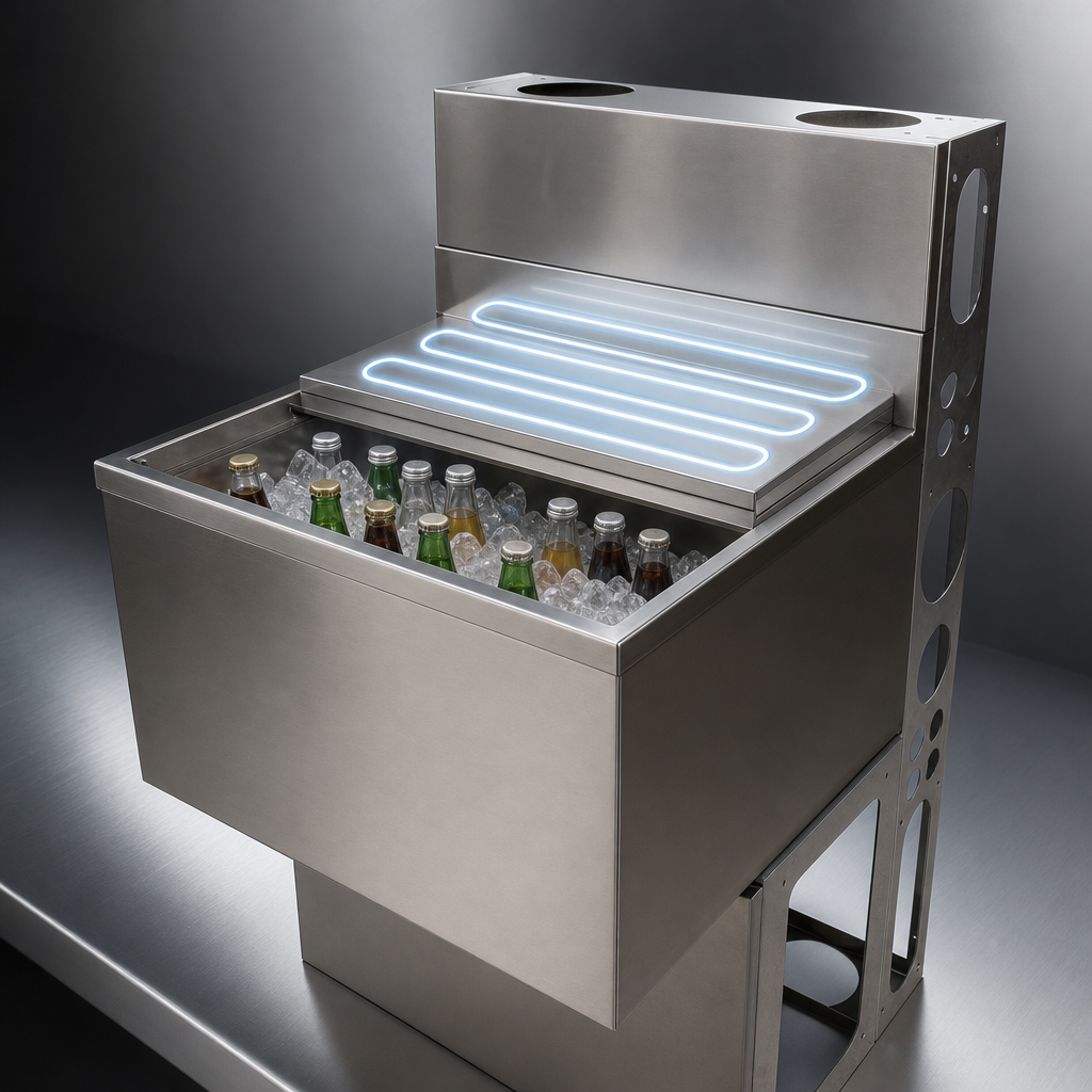 10-Circuit Aluminum Cold Plate