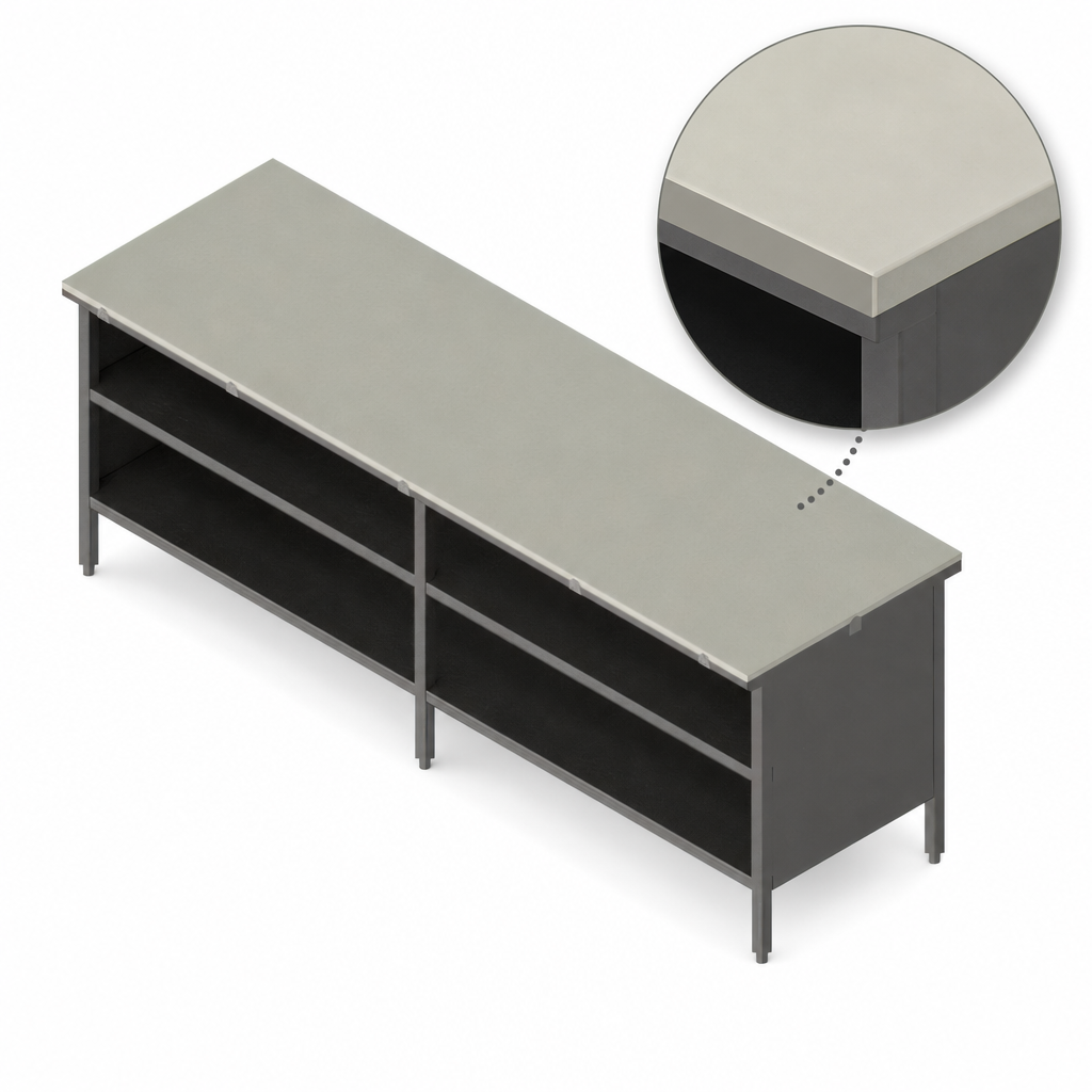 3/4-Inch Reversible Poly Top