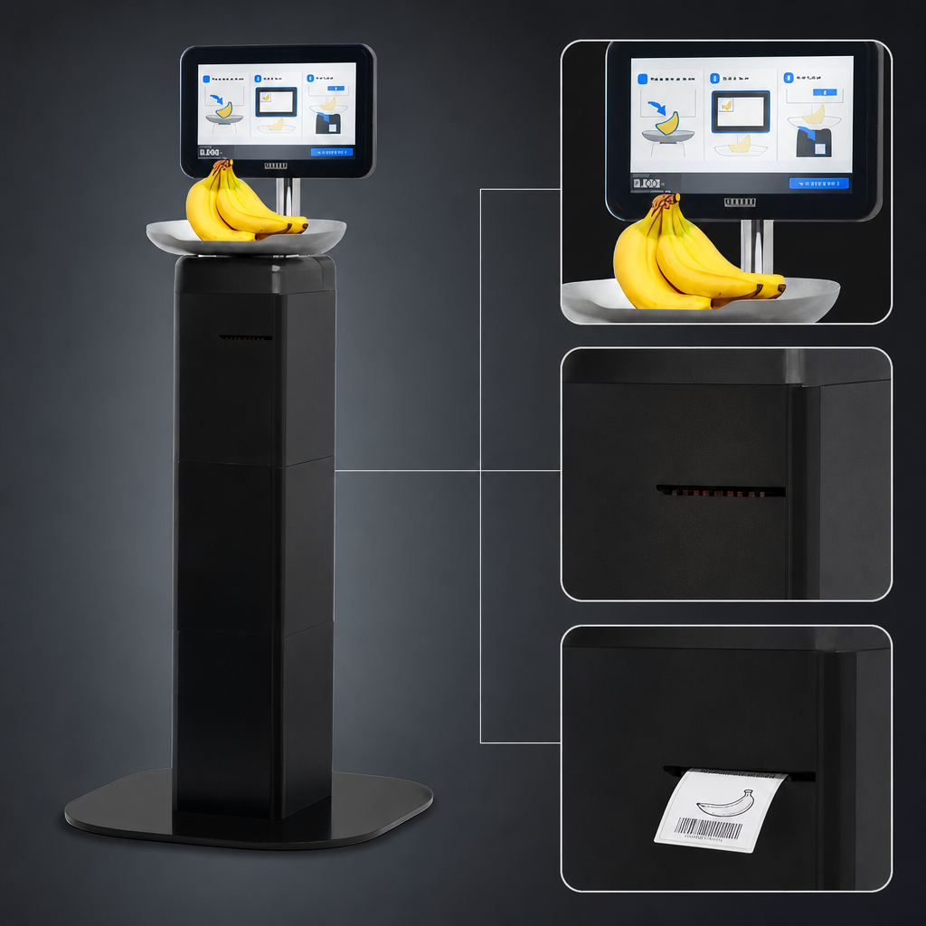Integrated Scale And Printer