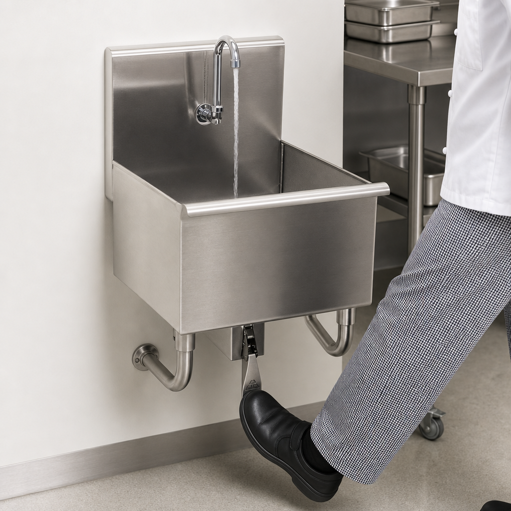 Hands-Free Knee Valve