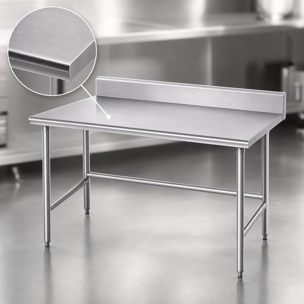 16 Gauge 304 Stainless Steel Top