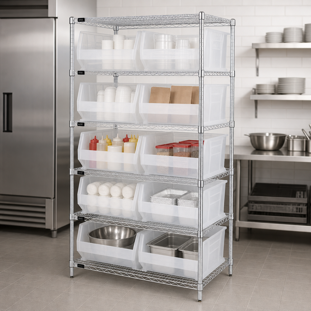 Six-Shelf Storage Layout
