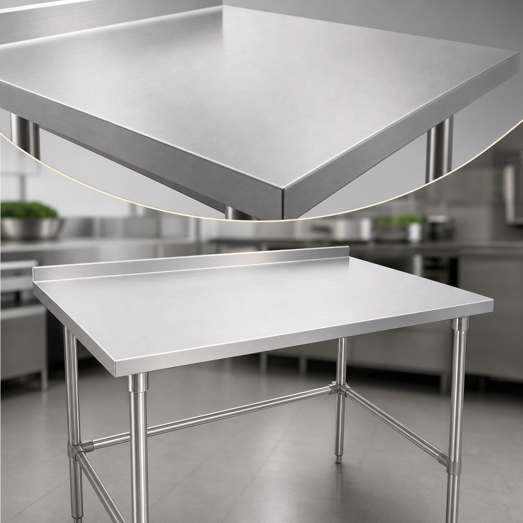 16-Gauge Stainless Steel Top