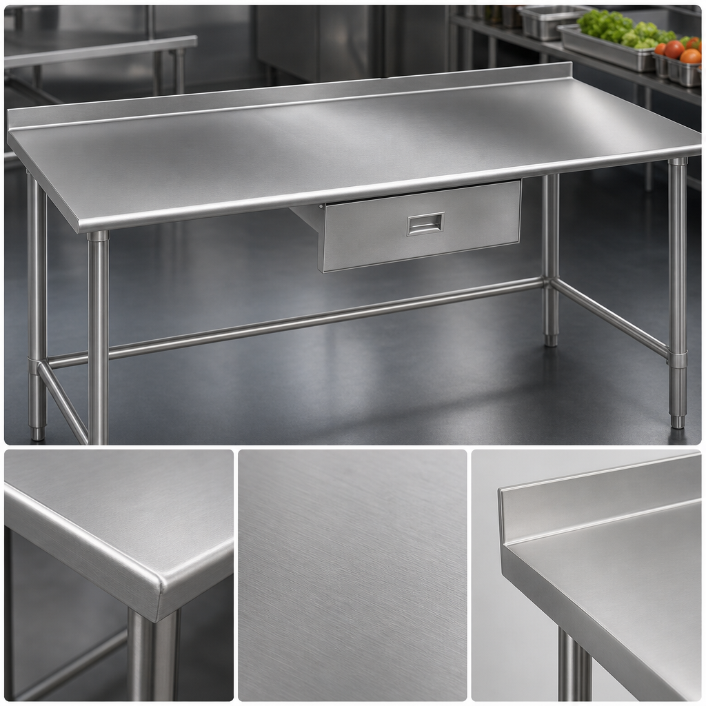 16 Gauge 300 Series Stainless Steel Top