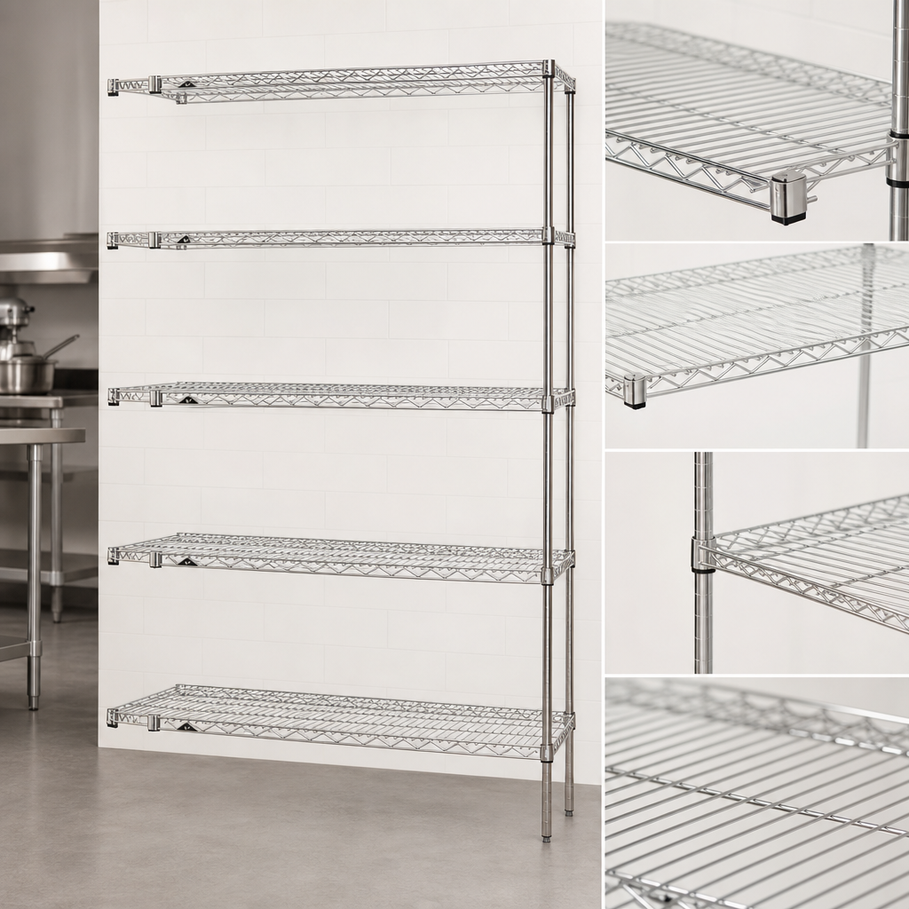 Five Wire Shelves